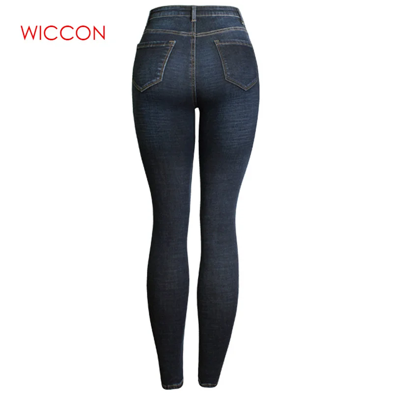 High Waist Button Jeans Women Fashion Push Up Vintage Skinny Jeans Mujer High Street Europe Slim Thicker Trousers Femme