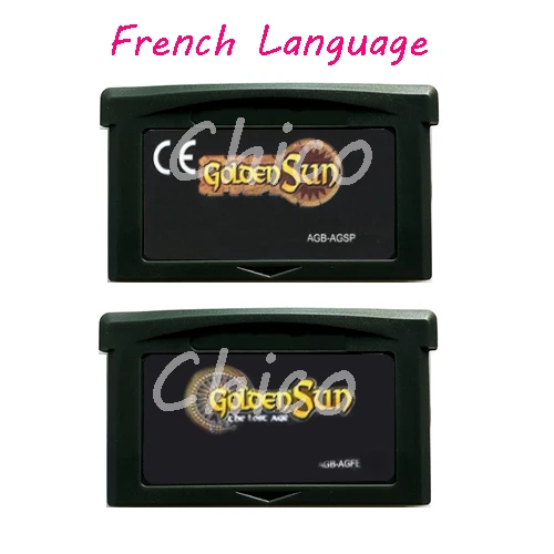 

Golden Sun GoldenSun The lost Age French Video Game Memory Cartridge Card for 32 Bit Console Accessories EU