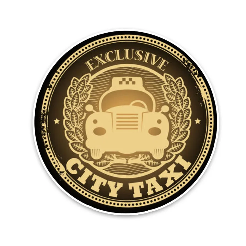 

Interesting CITY TAXI EMBLEM Car Sticker Accessories Car Styling Decal Vinyl PVC 12cm*12cm