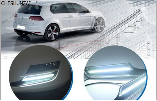 Cheshunzai Led Drl fahrlicht Hohe Helle Durable Fur Vw Golf 7 Auto Modifikation For Golf 7 Car Lightdaytime Running Aliexpress