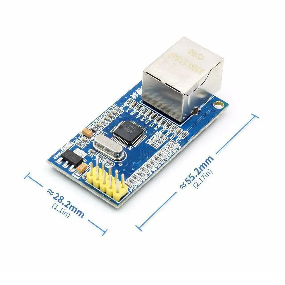 W5500 Ethernet сетевые модули TCP/IP 51/STM32 SPI интерфейс для Arduino синий|Аксессуары