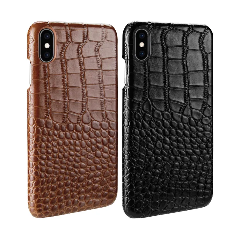 BestNull первый слой коровьей крокодиловой кожи линии задняя крышка чехол для iPhone XS Max смартфон