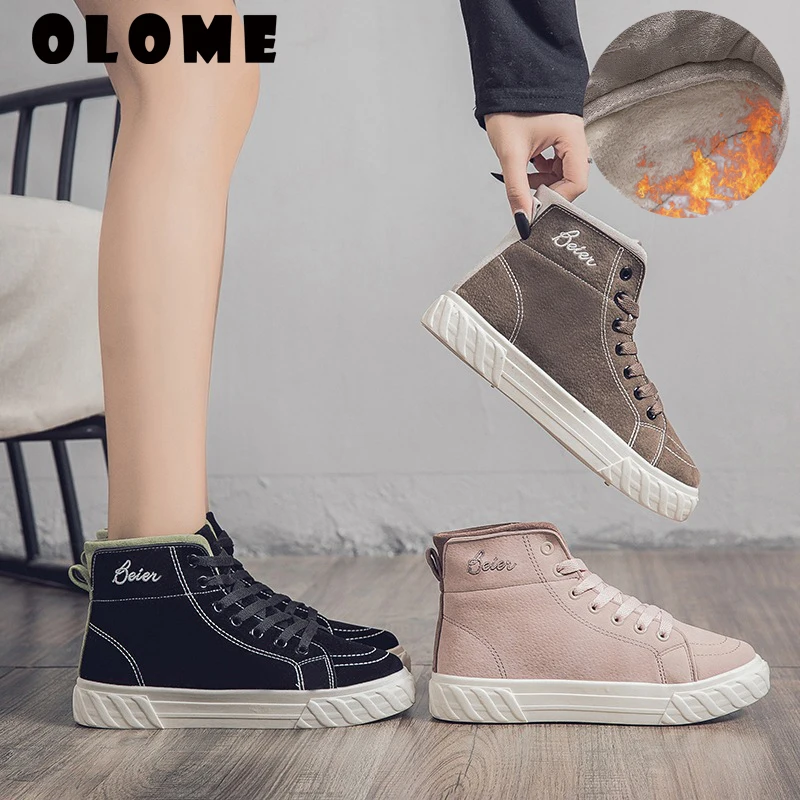 Women Winter Shoes 2019 New Arrival Boot Fashion Casual Fur Warm Plus Velvet Comfortable High Quality | Обувь