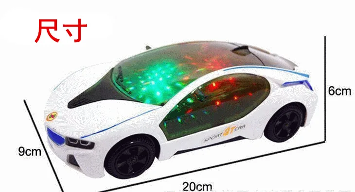 Стиль 3D симфония крутой спортивный автомобиль творческий Универсальный Автомобильный игрушечный автомобиль Детский Электрический автомобиль модель игрушка