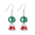 Christmas Ornaments Earrings Pendant Santa Claus Xmas Tree Santa Jingle Bells Ear Accessories New Year 2021 Gifts Natal Noel 11