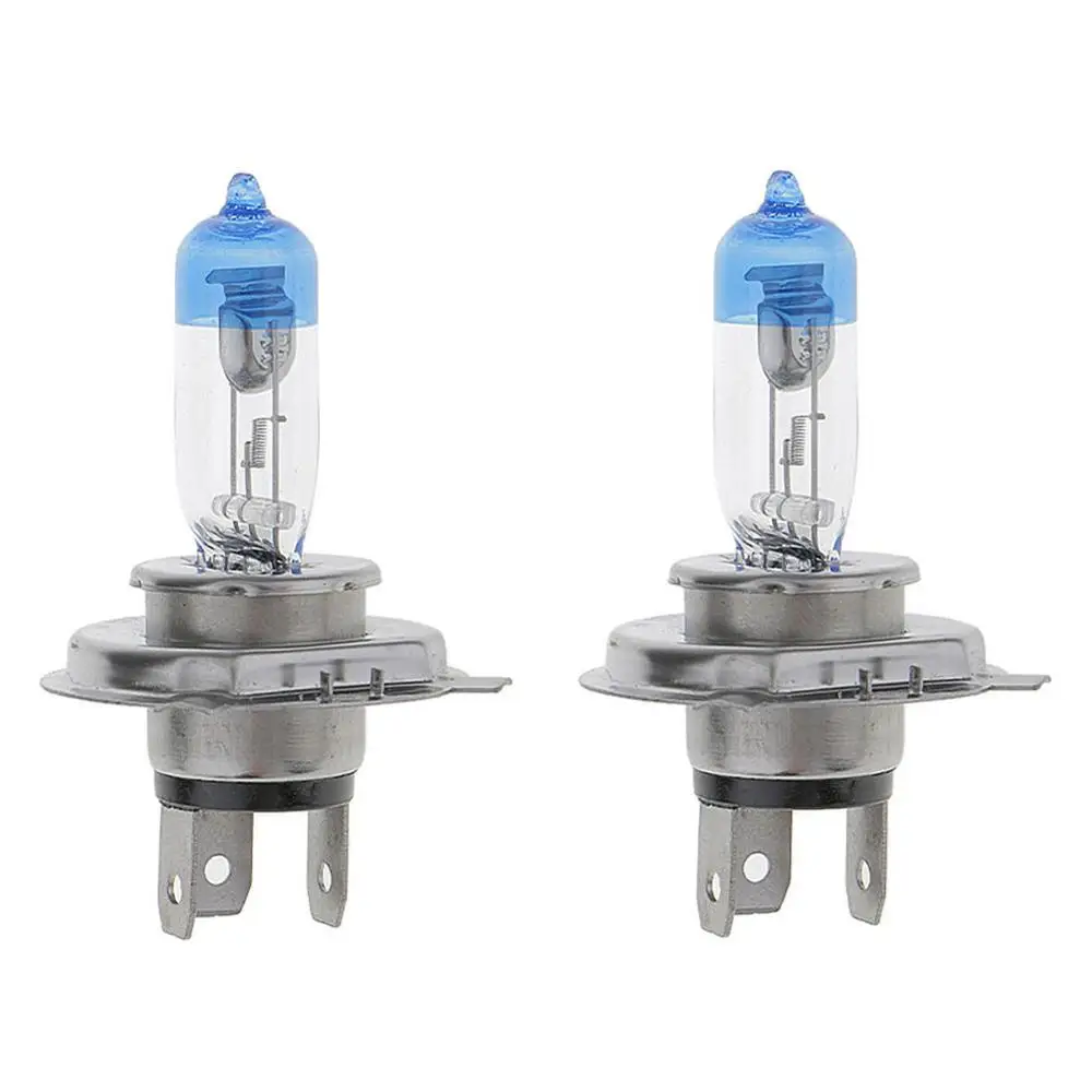 2 шт. обновления Авто H4 ксеноновые супер белая фара 12V 60/55W Галогенные лампочки