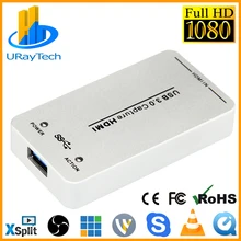 1080P 60fps UVC سائق مجانا HDMI الفيديو التقاط بطاقة/المنتزع USB دعم USB3.0 / USB2.0 التقاط HDMI لينكس ، ويندوز ، OS X