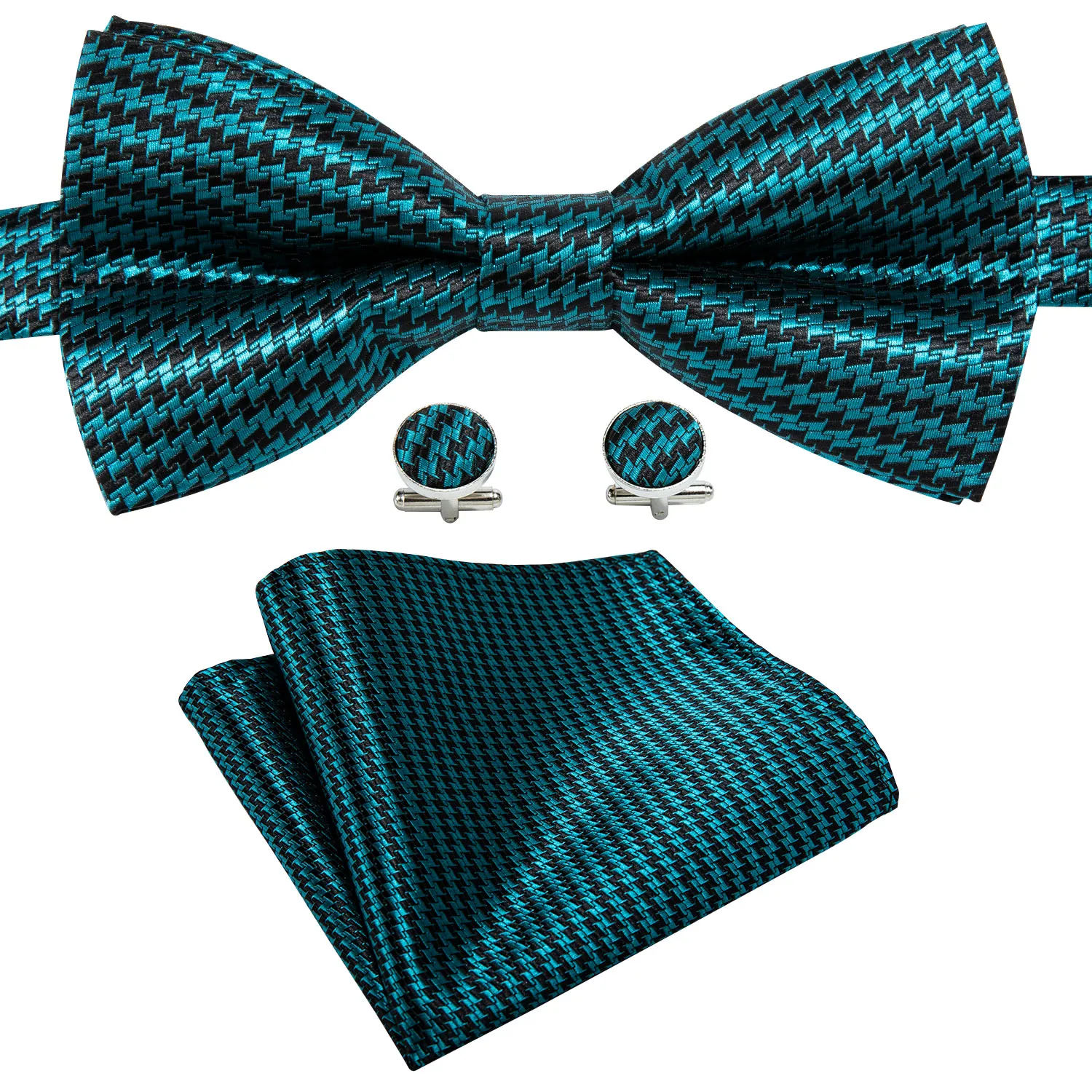 Шелковый мужской красный галстук-бабочка набор для свадьбы Цветочный Пейсли банты Handky запонки предварительно завязанный Галстук-бабочка регулируемый галстук Барри. Ван - Цвет: LH-865