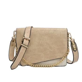 

2019 fashion Messenger bag Women Shoulder Bag large capacity vintage Matte PULeather lady handbag High quality Stitching package