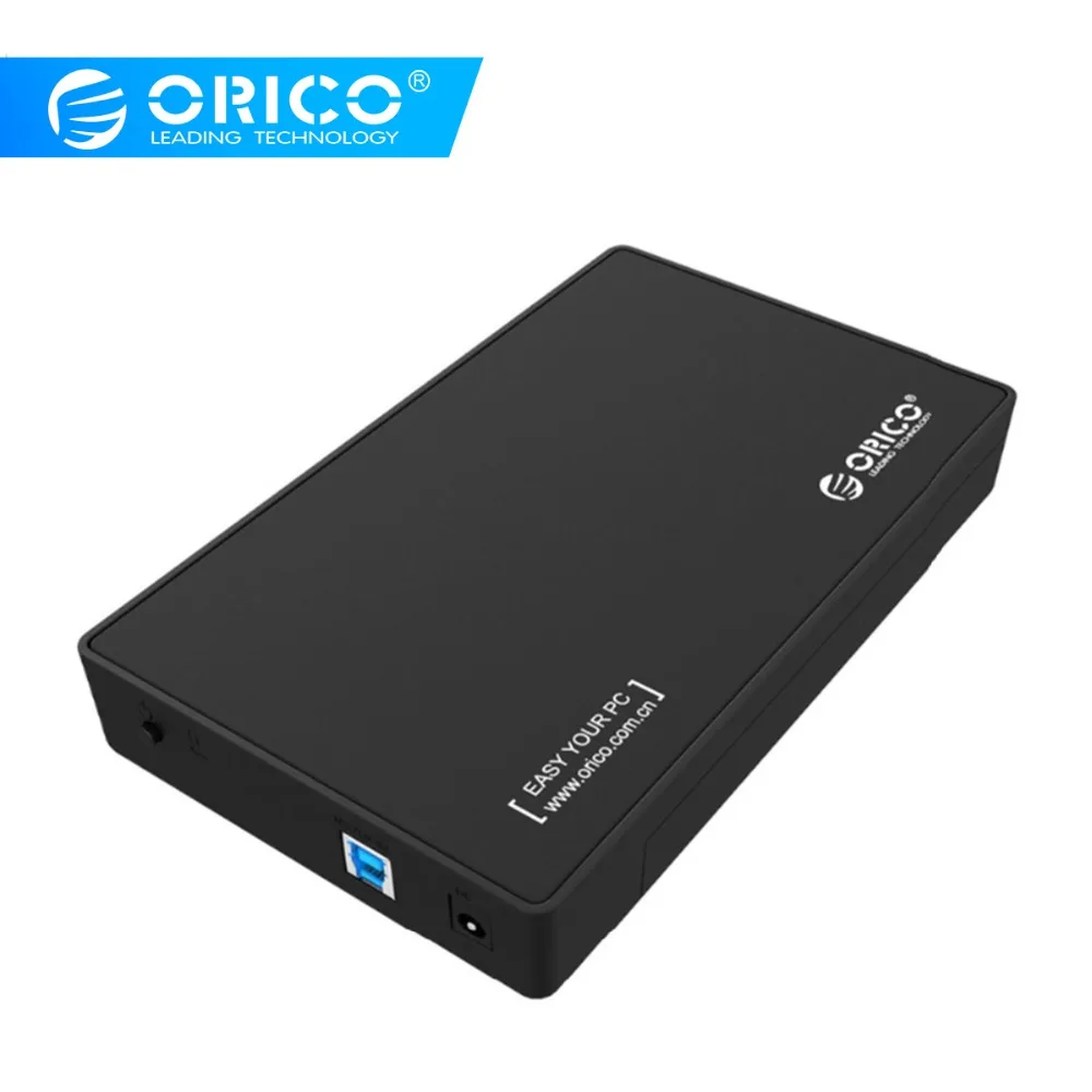 ORICO 3,5 дюймовый корпус для жесткого диска USB3.0 на SATA жесткий диск Внешний чехол для жесткого диска без инструментов 8 ТБ для 3," SATA HDD и SSD dapter