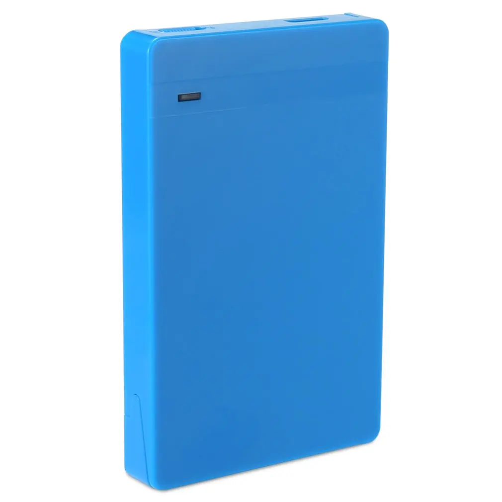 Blue Жесткий диск корпус мобильный жесткий диск коробка USB3.1 для SATA Hardisk с USB C кабелем для Windows для Mac OS - Цвет: Blue