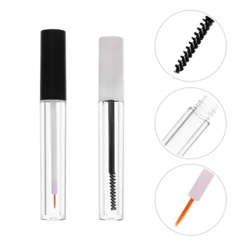 

4pcs Mascara Tubes Durable Empty Practical Eyeliner Tubes Cosmetic Bottle for Travel DIY Trip