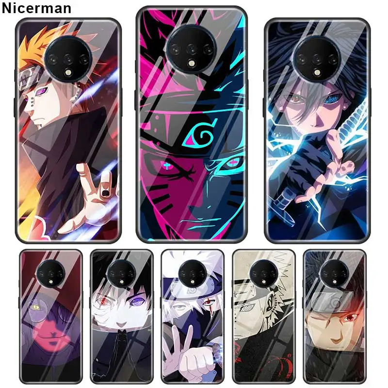 Uchiha сасуке Узумаки Наруто чехлы для Oneplus 8 Nord 7T 7 Pro 5G One plus Z 8Pro 7TPro закаленное стекло