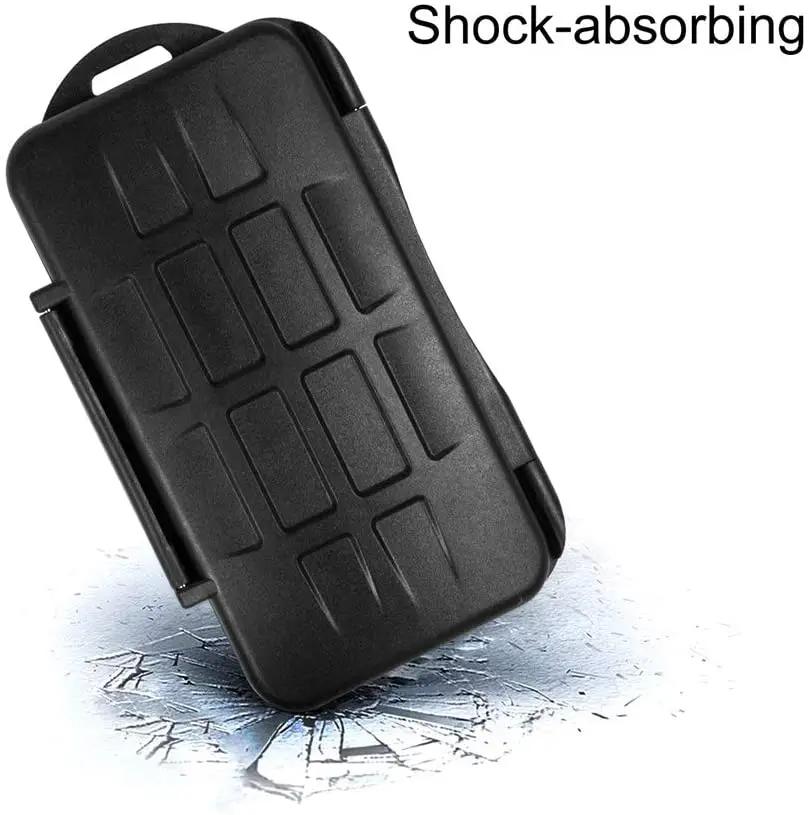 SDカード用収納ボックス,24スロット,防水,メモリーカード12 sdカード