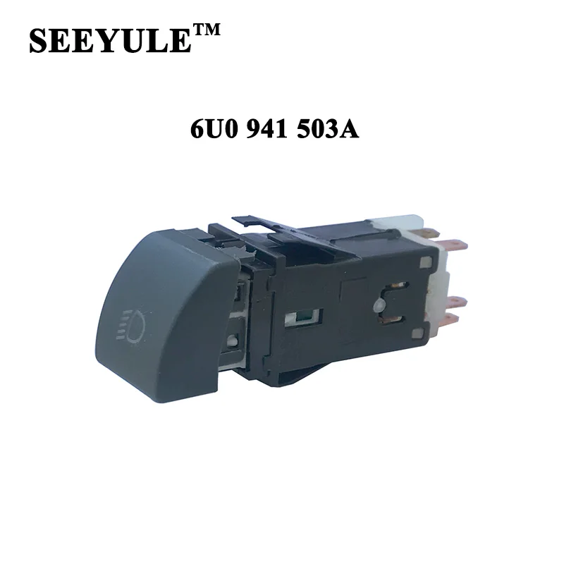 Переключатель автомобильных фар SEEYULE 6U0 941 503A для VW Caddy Skoda FELICIA 6U0941503A 1 шт.|headlight