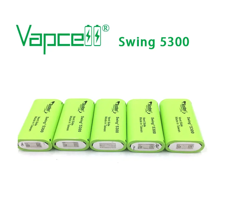 Vapcell Аутентичные тайваньские качели 5300 3,7 в 5300 мАч перезаряжаемые литий-ионные аккумуляторы для внешнего аккумулятора Электрический инструмент