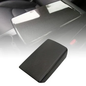 

Carbon fiber pattern Armrest Cover Trim Car Decal Replacement Interior