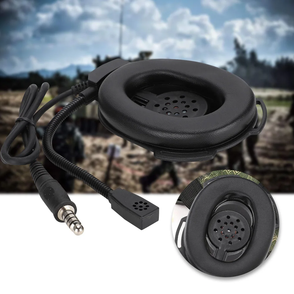 SOONHUA Head-Wear Earphone Ventilated Ear Pad Headset With Nylon Strap Earphones For Bowman Elite II