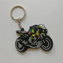ПВХ резиновый брелок «мотоцикл» мотокросса keychianllavero мягкие брелки для Yamaha подарок оптом