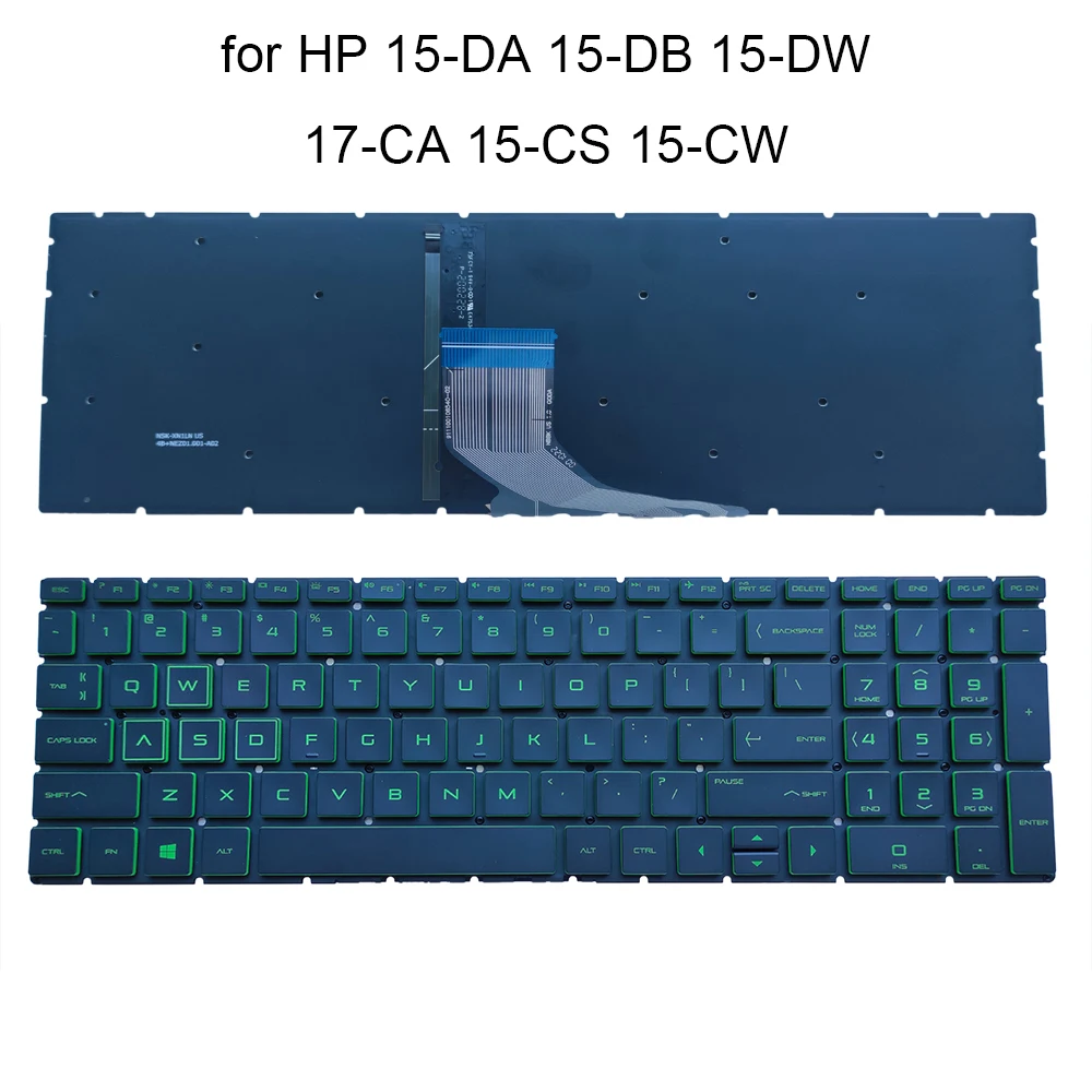 financieel argument D.w.z Engels Laptop Verlicht Toetsenbord Voor Hp 15 DA 15 DB 15 CX 15 CS 15 DK 15  DF 15 CR 17 CA 250 255 G7 Ons Toetsenborden Vervanging licht|Vervangende  toetsenborden| - AliExpress