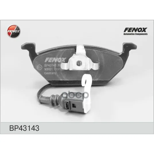 Bp43143_колодки Дисковые Передние! Audi A3 1.6-1.9td 96-03, Skoda Octavia 1.4/1.6 96-00 Fenox Bp43143 FENOX арт. BP43143