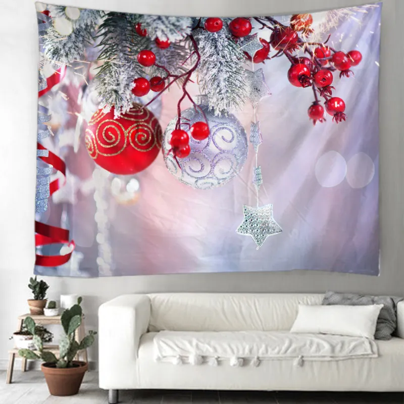 Гобелен рождественская настенная подвеска елка украшение для дома