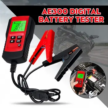 

12V AE300 Digital LCD Displaying Auto Battery Load Tester Automobiles Diagnostic Tool Car Capacitance Check Analyzer