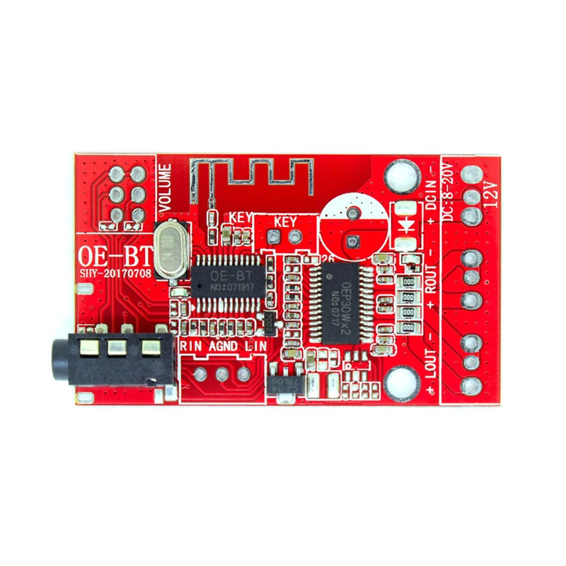 DC 12V 24V Bluetooth модуль аудиоресивера 15 W 30 * 2 стерео усилитель платы|Аксессуары для MP3