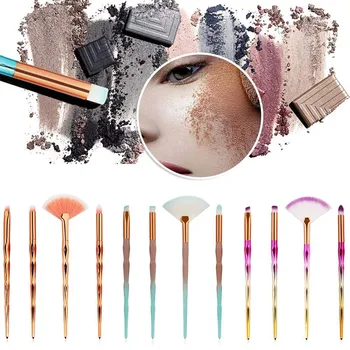 

New 4Pcs Make Up Brushes Professional Foundation Powder Eye Shadow Blending Brush Pincel Maquiagem Makeup Brush Set Kit