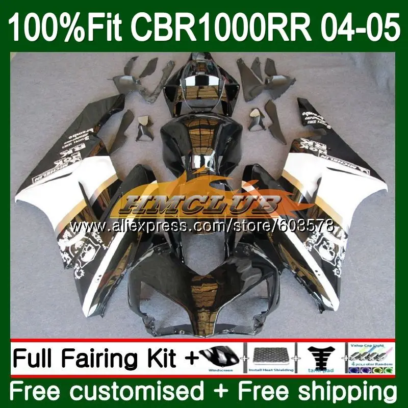 Инъекции для HONDA CBR 1000RR CBR1000 RR 2004 2005 OEM корпус белый черный 81CL. 90 CBR 1000 RR CBR1000RR 04 05 Fit обтекатели