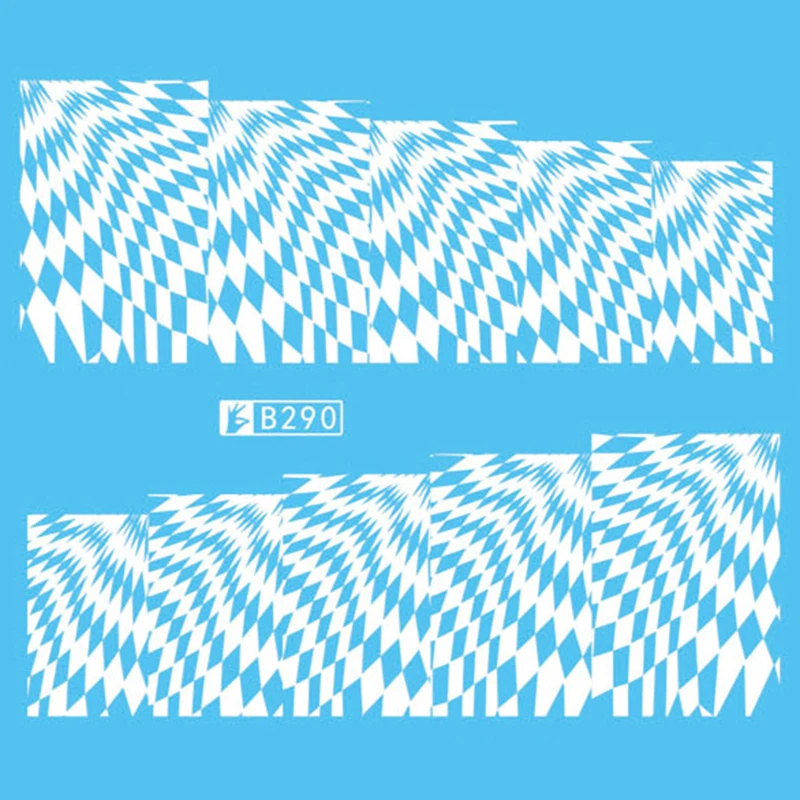 GAM BELLE 1 Sheet Rose Stripe Series 3D Sticker Nail Art Stickers Decals DIY Beauty Creative 4