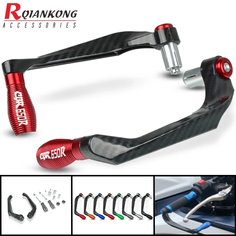 

7/8" 22mm Motorcycles CNC Handlebar Grips Guard Brake Clutch Levers Guard For HONDA CBR650R CBR 650 R 650R CBR650 R 2019-2020