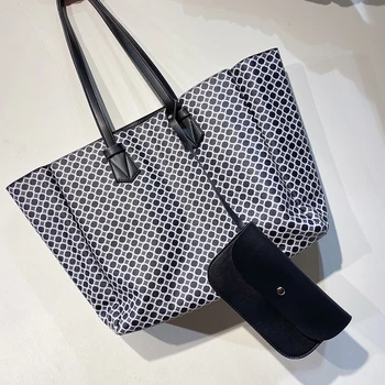 

New Tide Hand Shoulder Large-capacity Brand Casual Tote Bag Top-Handle Bags Shoulder Bags