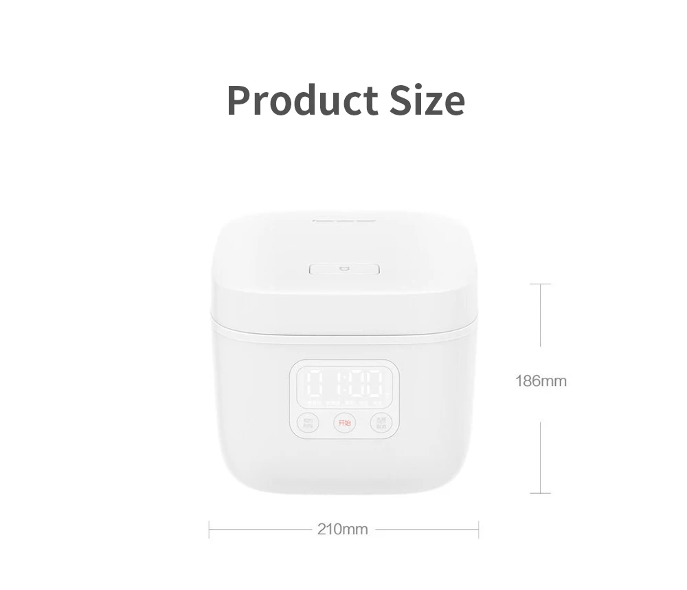 XIAOMI - MIJIA Mini Electric Rice Cooker Intelligent Automatic househo –  SOLOPICK