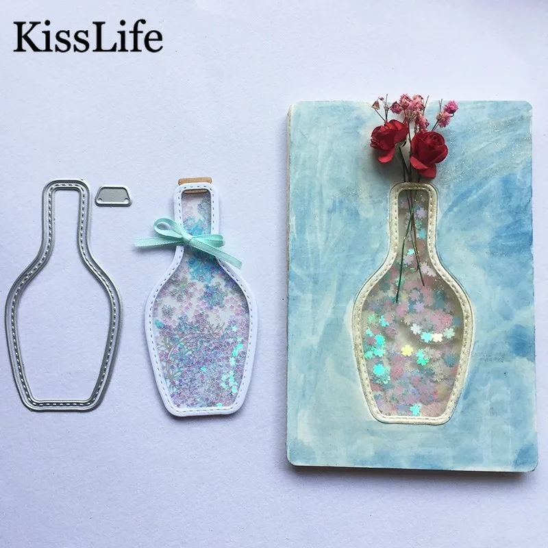 

New Delicate Vase for Flower Metal Cutting Dies DIY Die Cuts for Card Making and Scrapbooking Thanksgiving Christmas Craft Dies
