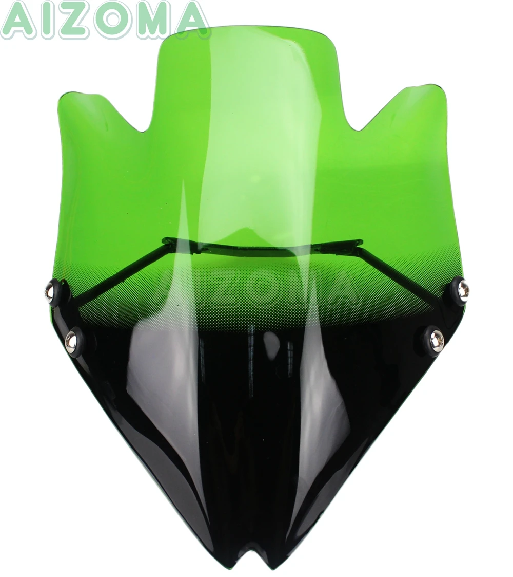 Для Kawasaki z750 z750r мотоцикл передний туринг лобовое стекло ветер экран клякса на Ветер Дефлектор экран с кронштейном