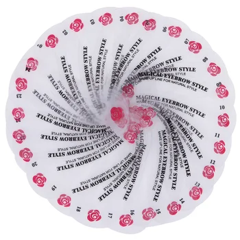 

24 Pcs Pro Reusable Eyebrow Stencil Set Eye Brow DIY Drawing Guide Styling Shaping Grooming Template Card Easy Makeup Beauty Kit