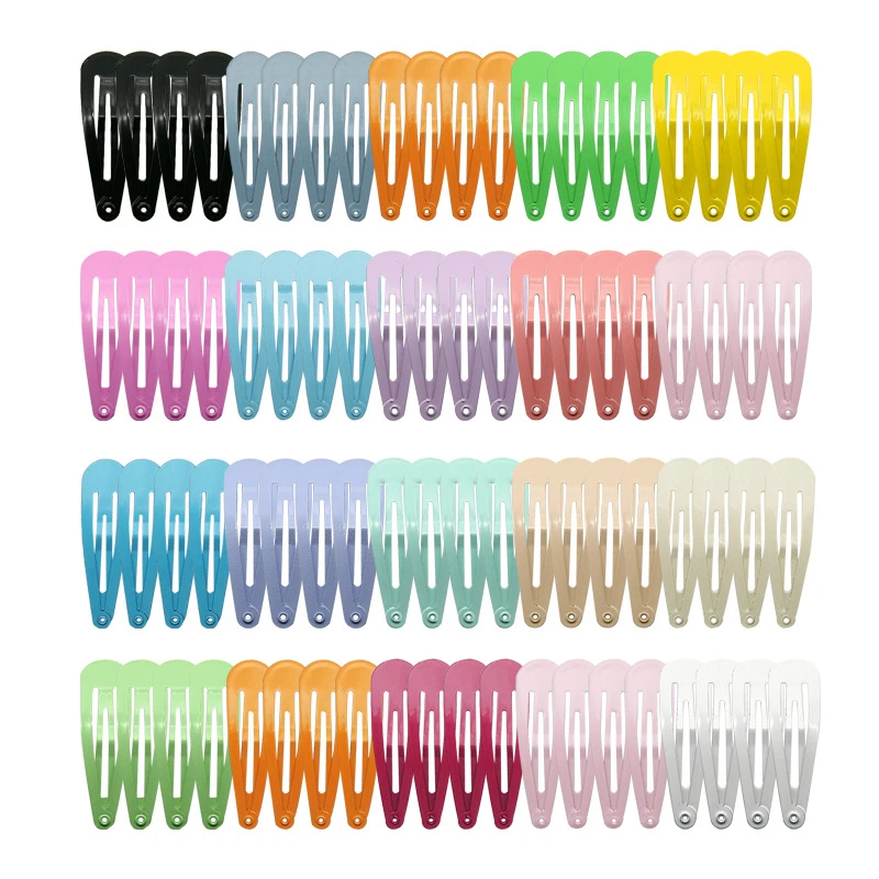 80PCS Hair Clips, 2 Inch Non-Slip Metal Hair Barrettes for Girls, Kids, Baby and Women.(18 Colors