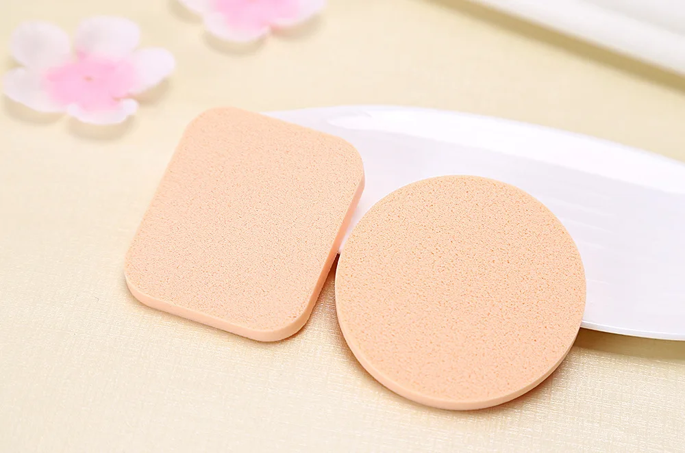 Studio Only Sponge Puff Circle Square Flesh Color Wet And Dry Dual Purpose Latex Material Refill Manufacturers Wholesale