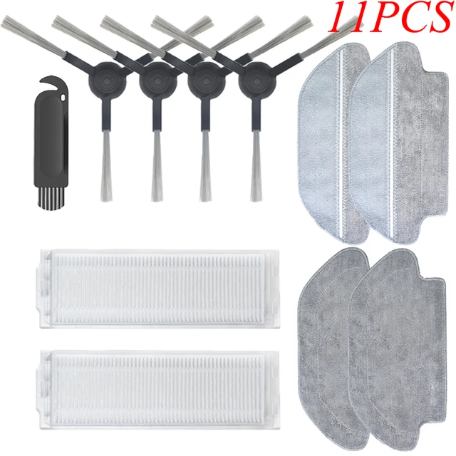 For Xiaomi Mijia Mop Pro STYTJ02YM VIOMI V3 SE V2 PRORobot Vacuum Cleaner Main/Side Brush Hepa Filter home appliance Parts 11PCS
