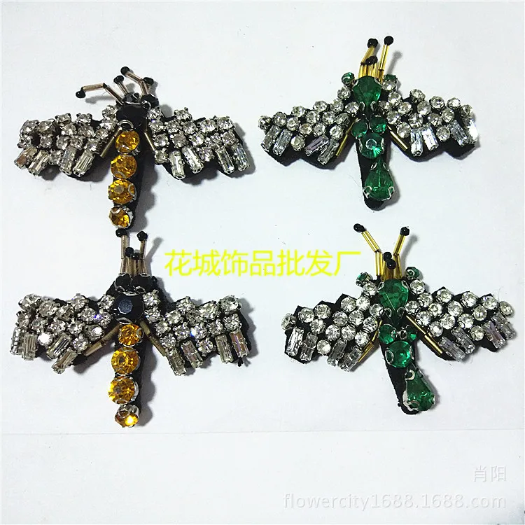 

Beads Diamond Dragonfly Shoe Lace Decorations Butterfly Airplane Bag Hat Accessories Insects Excellent Price