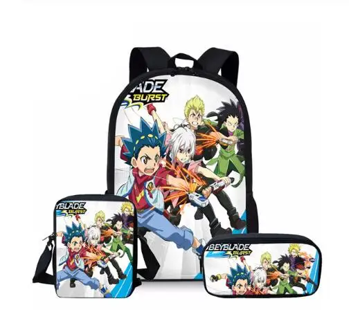 Модные школьные сумки аниме Beyblade Burst Evolution школьный рюкзак для подростков девочек мальчиков ноутбук рюкзаки - Цвет: as picture