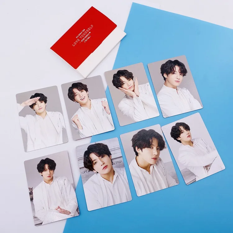 love yourself the final small gift Photo cards v jungkook jimin rm suga jh jin