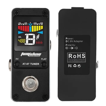 

ABGZ-Aroma At-07 Guitar Tuner Mini Single Guitar Effect Pedal Electric Effects Guitar Parts Accessories