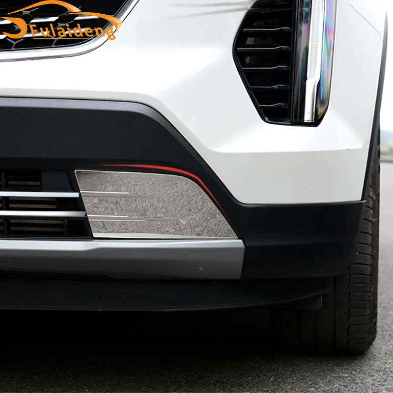 4 шт. для Cadillac XT4- нержавеющая сталь передний бампер верхний радиатор решетка сетчатая крышка отделка автомобиля Стайлинг Аксессуары