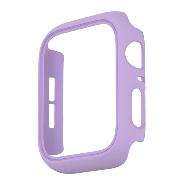 Cover for Apple Watch  45mm 41mm  44mm  40mm 42mm 38mm Shock-Proof Resist Bumper Protective Case for iWatch SE 7 6 5 4 3 2 1 Purple