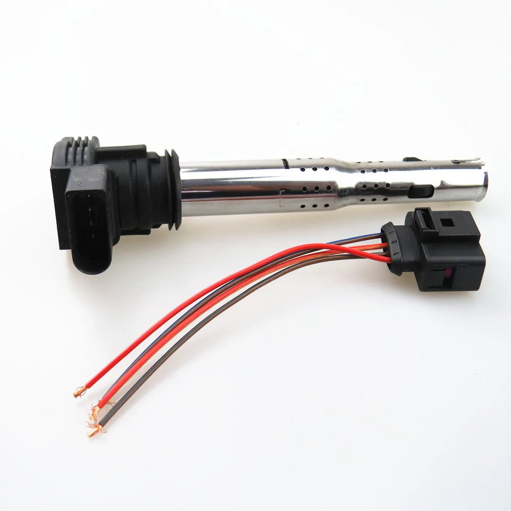 Fhawkeyeq Ignition Coil Pack + Plug Cable For Vw Passat Golf Beetle