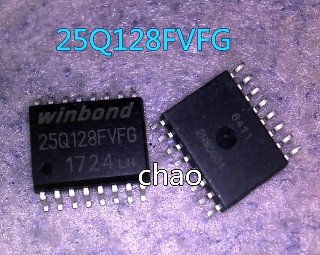 5 шт./лот W25Q128FVFIG 25Q128FVFG лапками углублением sOP-16