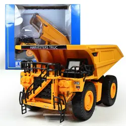 Модель из 1/76 сплава игрушечного инженерного автомобиля для детей модель бака Mine Truck DE400 комбайны Play с песком подарок