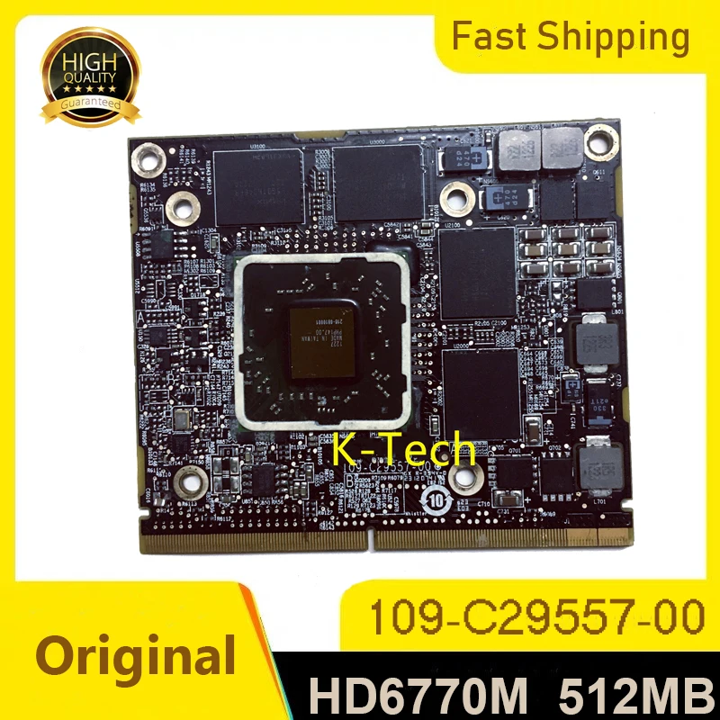 Видеокарта HD6770 HD6770M HD6750 HD6750M оригинальная видеокарта 109-C29557-00 для Apple iMac 27 &quotA1312 21